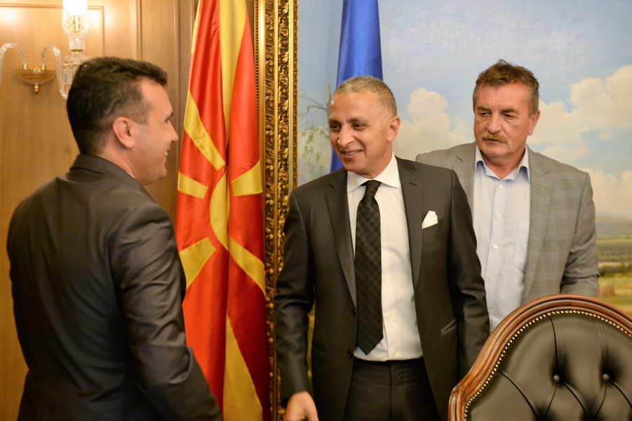 Менаџментот на компанијата „Елсеведи електрик“ на средба со премиерот Заев