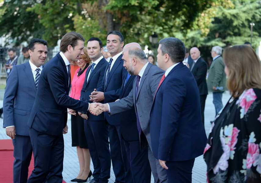 Премиерот Заев и канцеларот Курц: Македонија и Австрија имаат традиционално добри односи