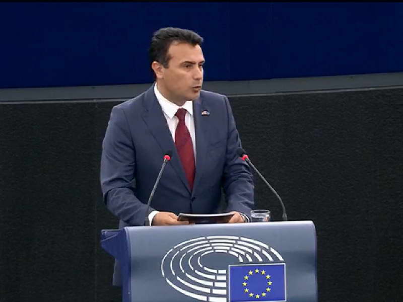 Ова ќе биде референдум за втора независност, рече Заев во Европскиот парламент