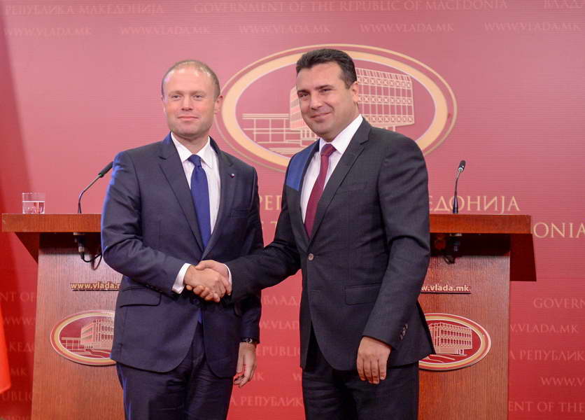 Македонија има политичка и техничка поддршка од Малта на патот за ЕУ