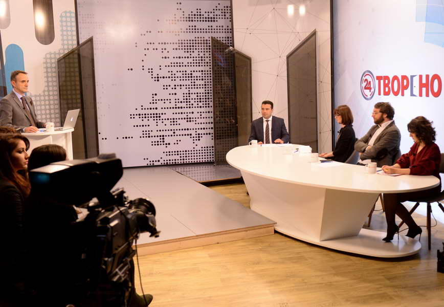 Премиерот Заев во телевизиско интервју: 2019 ќе биде економска и интеграциска година за граѓаните и за Македонија