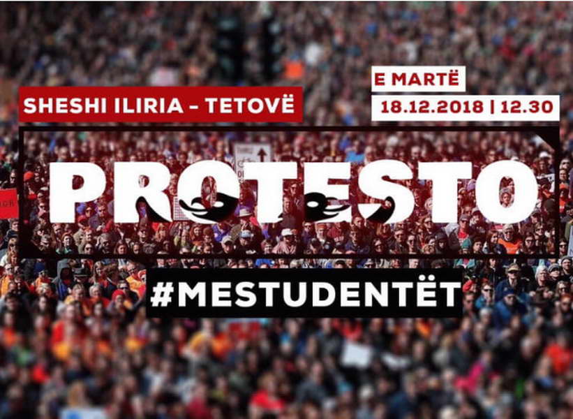 Протест на студентите Албанци денеска во Тетово