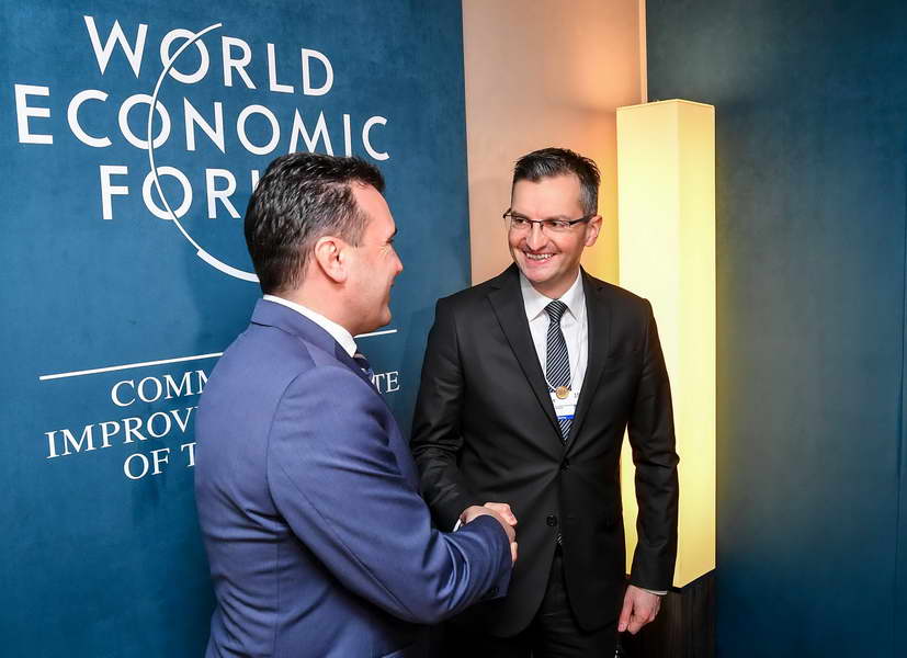 Заев и Шарец од Давос: Земјите од регионот влегуваат во ера на траен мир и поврзување за економски напредок