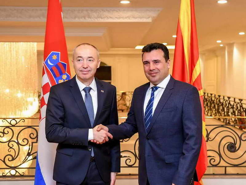 Поддршка од хрватската Влада за интеграцијата на Република Македонија во НАТО и ЕУ