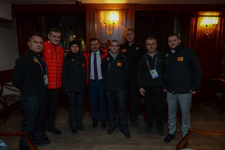 Средба на премиерот Заев со нашите претставници на Европските младински олимписки игри во Сараево, БиХ