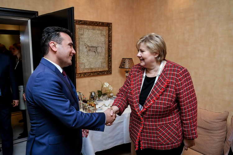 Средба Заев-Солберг: Република Северна Македонија заслужува поддршка за нејзината европска интеграција