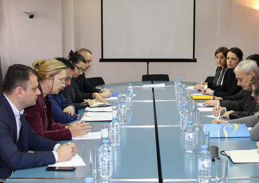 Средба на министерот Сугарески со Генералниот секретар на ЦЕИ, Антонионе