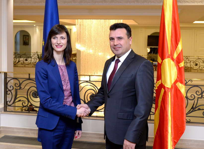 Премиерот Заев и еврокомесарката Габриел: Северна Македонија активно е вклучена во Дигиталната агенда на ЕУ