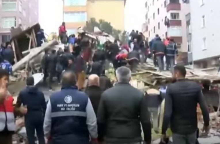 Бројот на жртви во срушената зграда во Истанбул се искачи на 21