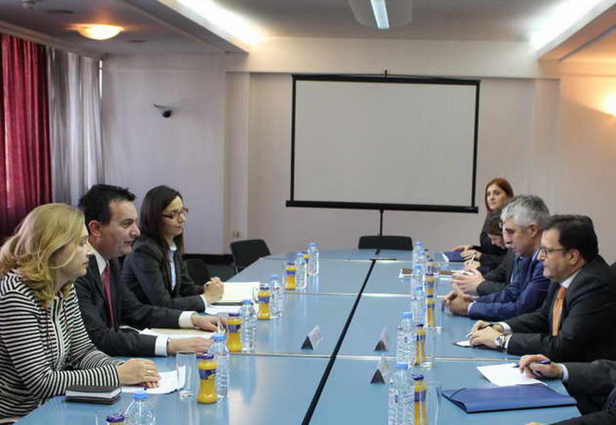 Средба на министерот Горан Сугарески со Јоанис Брахос, генерален секретар на МНР на Грција за меѓународни и економски односи