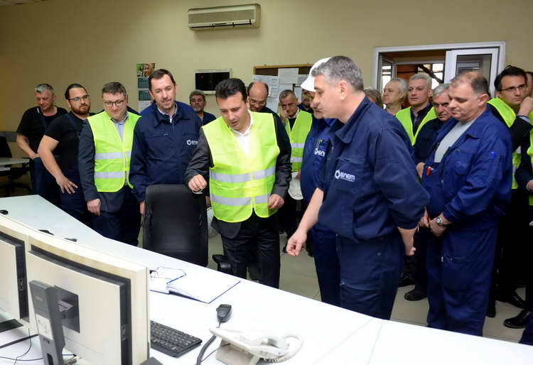 Заев: Го исполнуваме ветувањето – во РЕК Битола започна постапката за набавка и вградување филтри вредни 20.4 милиони