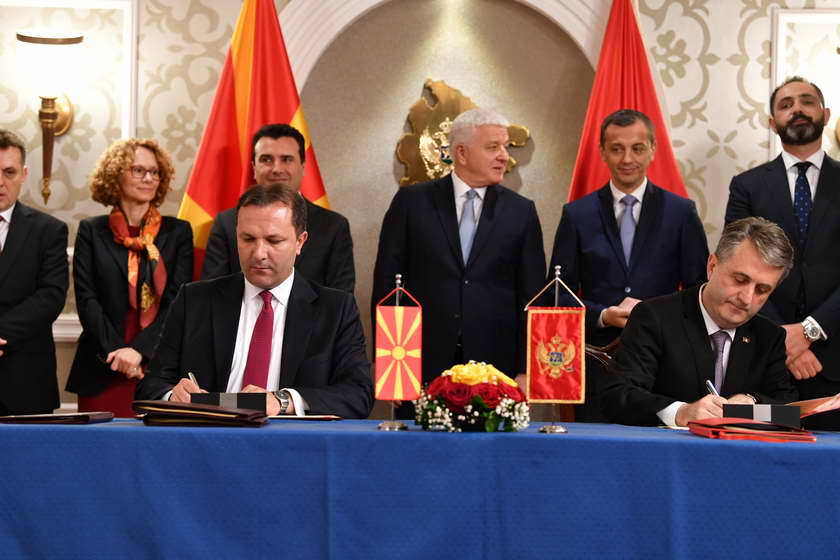 Заедничка седница на владите на Северна Македонија и Црна Гора во Подгорица