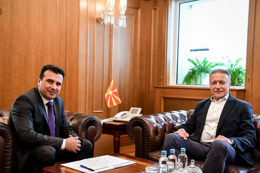 Средба на премиерот Заев со поранешниот Претседател на државата, Црвенковски