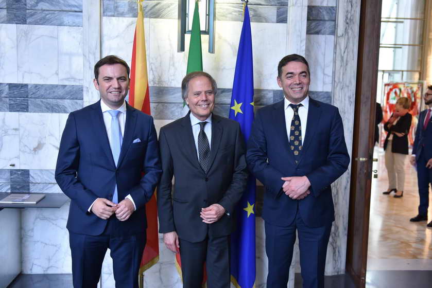 Османи и Димитров во Италија: Цврста поддршка за старт на преговорите со Северна Македонија