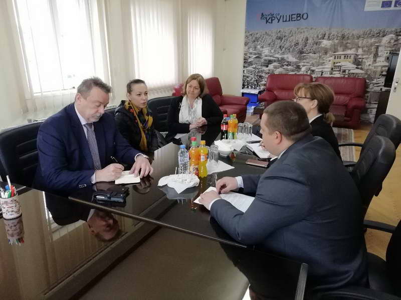 Крушево: Средба на градоначалникот Христоски со амбасадорот на Чешка, Томан