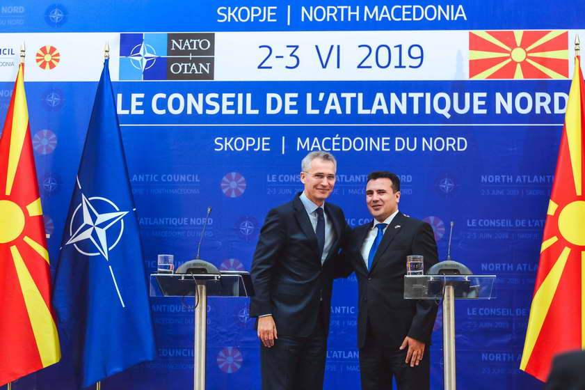 Прес на Заев и Столтенберг: Самитот на НАТО во декември ќе значи официјално добредојде на новата 30-та земја членка