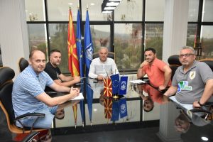 Кадетите на РК „Прилеп“ гости на градоначалникот Јованоски