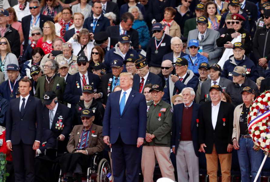 Трамп и Макрон им оддадоа почит на ветераните: Ви ја должиме нашата слобода