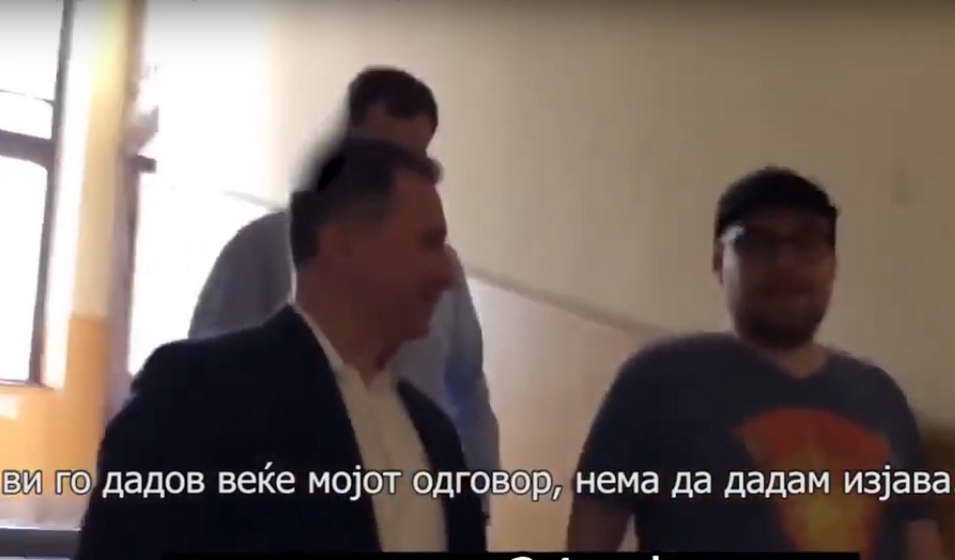 Груевски и во Унгарија не ги менува навиките, избегнува новинари (видео)