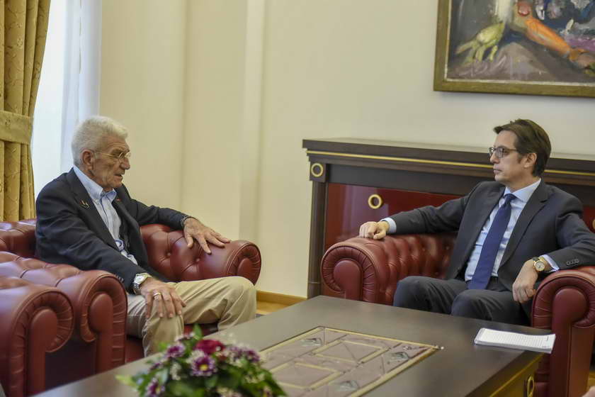 Средба на Претседателот Пендаровски со градоначалникот на Солун, Јанис Бутарис
