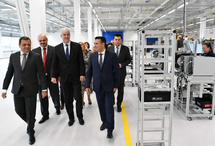 Стартот на фабриката „Баумер“ од Швајцарија во Бунарџик е уште една успешна приказна за економските политики на Северна Македонија