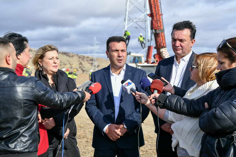 Заев: По 47 години се реконструира далекуводот во Штипскиот регион, капиталните инвестиции во електроенергетската инфраструктура се исклучително значајни за подобрување на инвестиционата клима