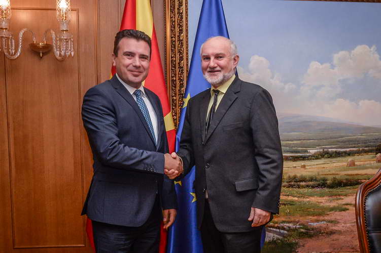 Средба Заев - Вуцас: Остварувањето европските интеграции на Северна Македонија е стратешки интерес