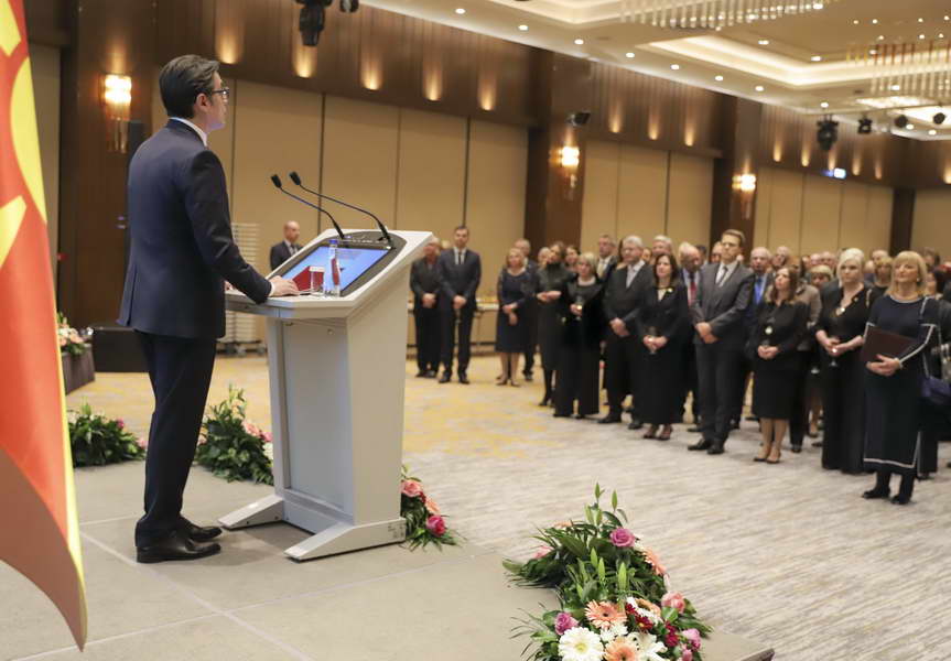 Годишен прием на Претседателот Пендаровски за претставниците на дипломатскиот кор