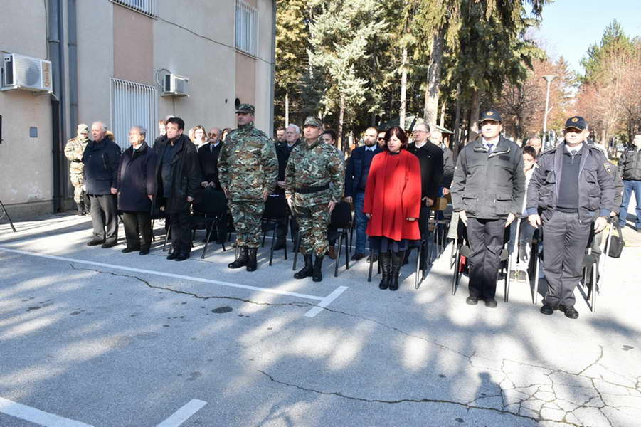 Касарната „Мирче Ацев“ ја одбележа 77 годишнината од загинувањето на својот патрон