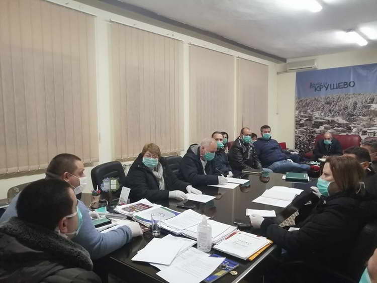 Одржана седница на Општинскиот штаб за заштита и спасување на Крушево