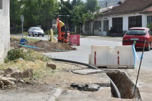 „Водовод и канализација“ привршува со замена на старата водоводна линија на „Јоска Јорданоски“ со нова полиетиленска