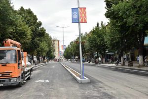 Во полн ек реконструкцијата на булеварот „Гоце Делчев“ (фото галерија)