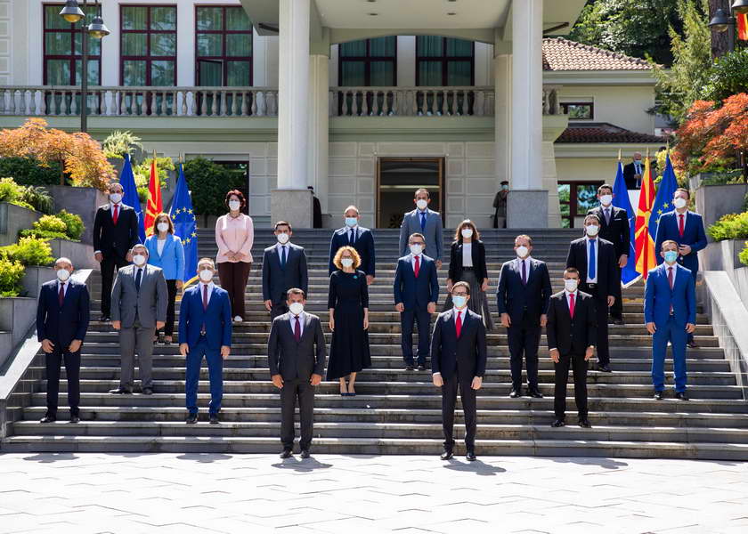 Претседателот Пендаровски го прими премиерот Заев и министрите во новата Влада