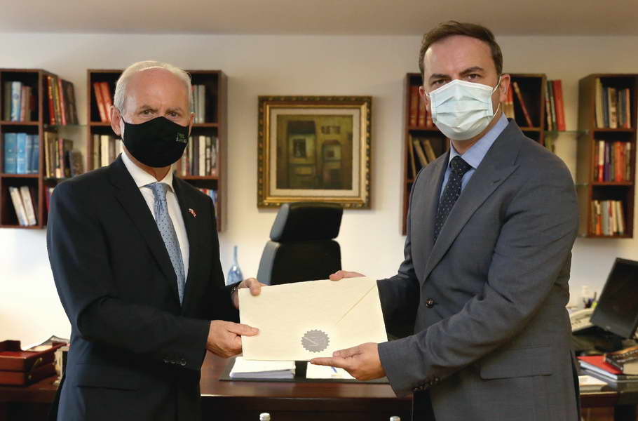 Средба на МНР Бујар Османи со новиот амбасадор на Република Словенија, Милан Предан