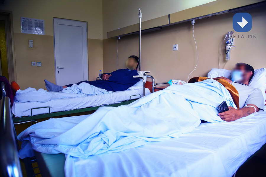 На инфективните оддели во Скопје и во болниците се лекуваат 596 позитивни и суспектни на ковид-19