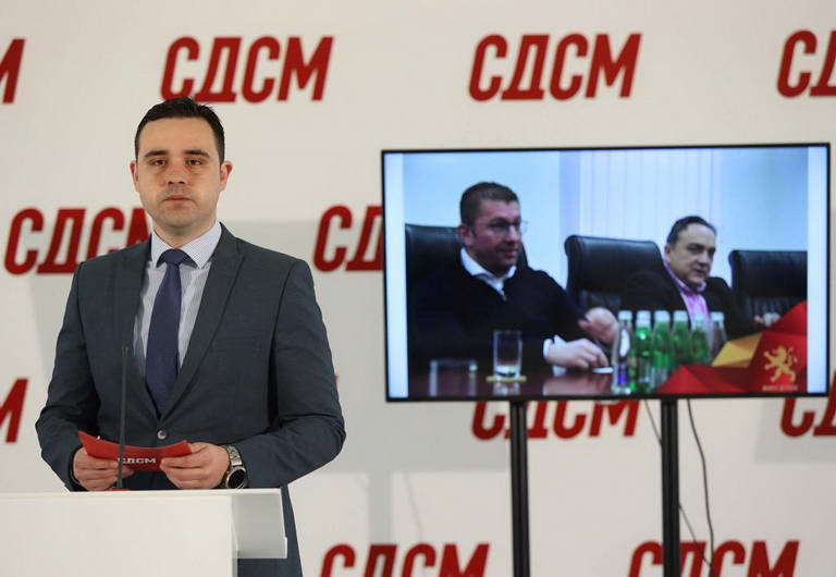 Костадинов: За Мицкоски најважно е да го брани Орце Камчев, затоа не ги бара партиските пари на ВМРО-ДПМНЕ