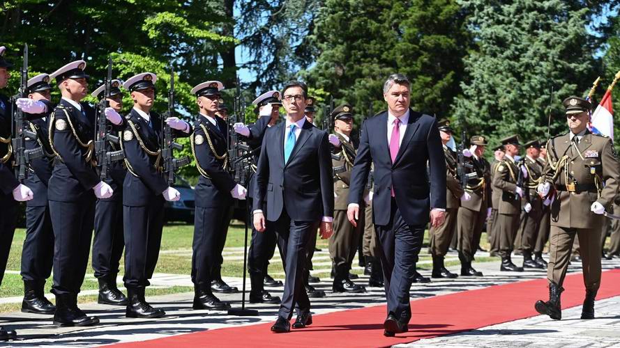 Започна официјалната посета на претседателот Пендаровски на Република Хрватска
