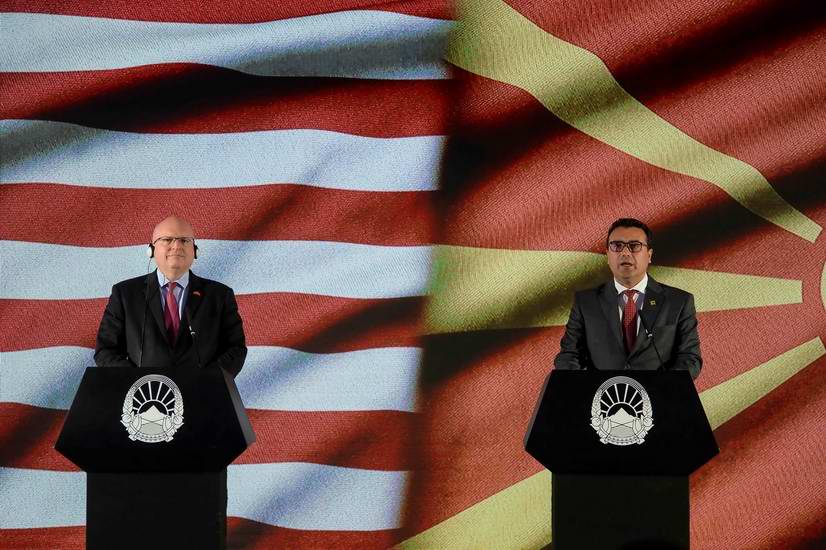 Заев-Рикер: САД ја поддржува Северна Македонија во нејзините аспирации за ЕУ, билатералните прашања не се за на преговарачката маса