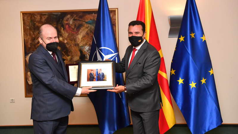 Средба на премиерот Заев со амбасадорот Сера: Историската посета на Мадрид исчекор кон продлабочување на соработката меѓу двете земји