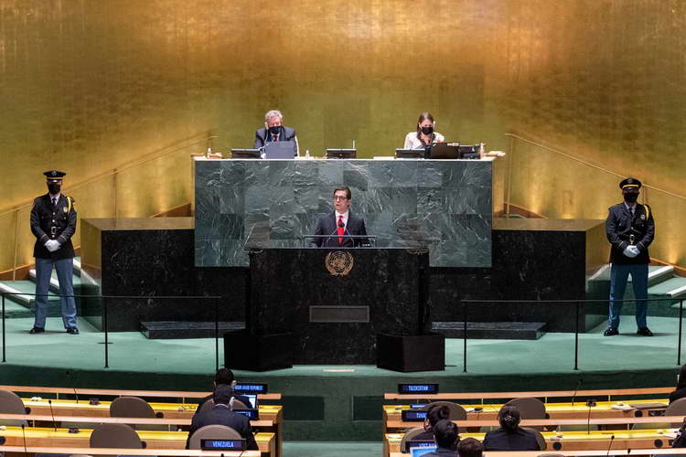 Обраќање на претседателот Пендаровски на Генералната дебата на 76. Сесија на Генералното собрание на ОН
