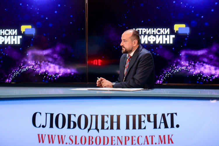 Вицепремиерот Битиќи во „Утрински брифинг“ на Слободна ТВ: Буџетот е во одлична кондиција, приходите растат, нема да има потреба од задолжување до крајот на оваа година