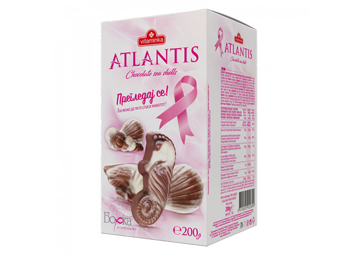 Атлантис на Витаминка повторно розов со цел зголемување на свесноста за рак на дојка