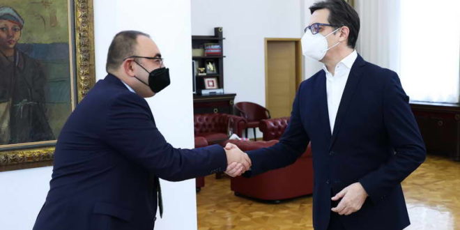 Претседателот Пендаровски го прими Марко Бислимоски, претседател на Регулаторната комисија за енергетика