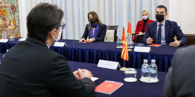 Средба на претседателот Пендаровски со претседателот на Собранието на Црна Гора, Алекса Бечиќ