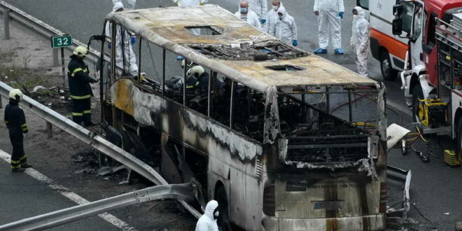 Пронајдено 45-то тело во изгорениот македонски автобус во Бугарија