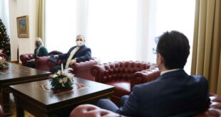 Средба на претседателот Пендаровски со постојаниот претставник на УНДП, Армен Григорјан