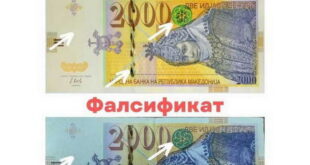 Фалсификувани банкноти од 2.000 денари се во оптек, НБРСМ со совет како да ги препознаете (фото)