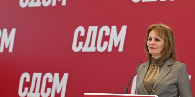 Лидија Тасевска, пратеничка на СДСМ