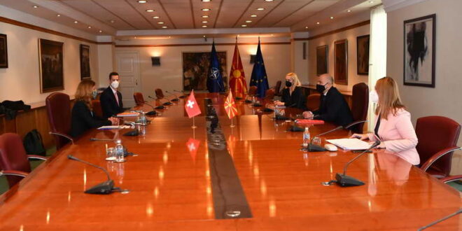 Средба Ковачевски - Марти: Поддршка од Швајцарија за напредокот на Северна Македонија во реформите и кон ЕУ