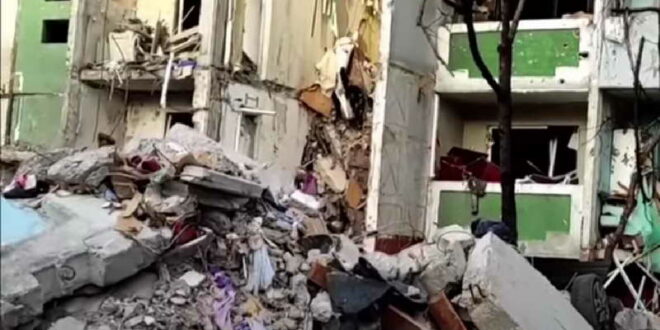 (Видео) Чернигов: Опколен и целосно разрушен